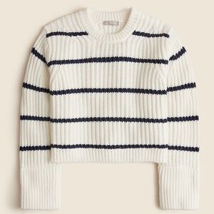 NWT J Crew Fisherman Sweater, Sz L